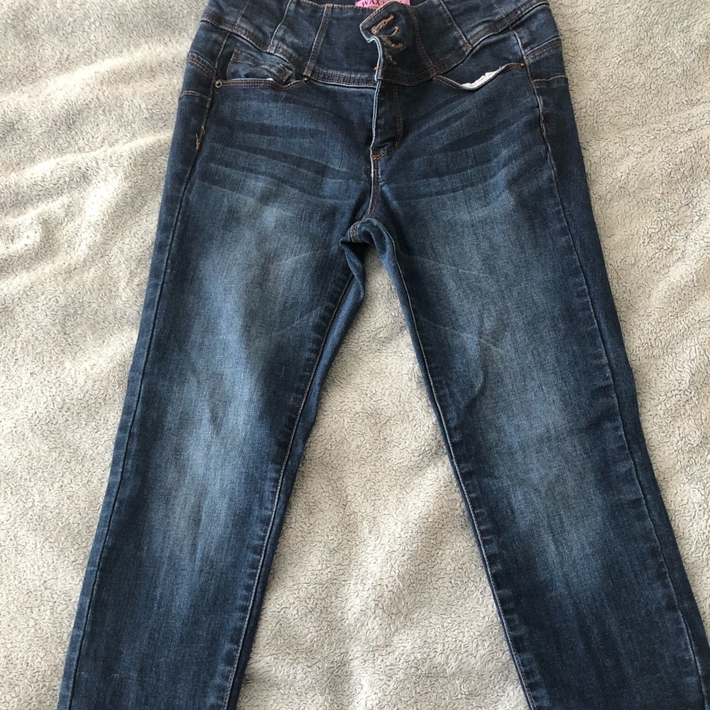 Wax Jean Skinny Jeans